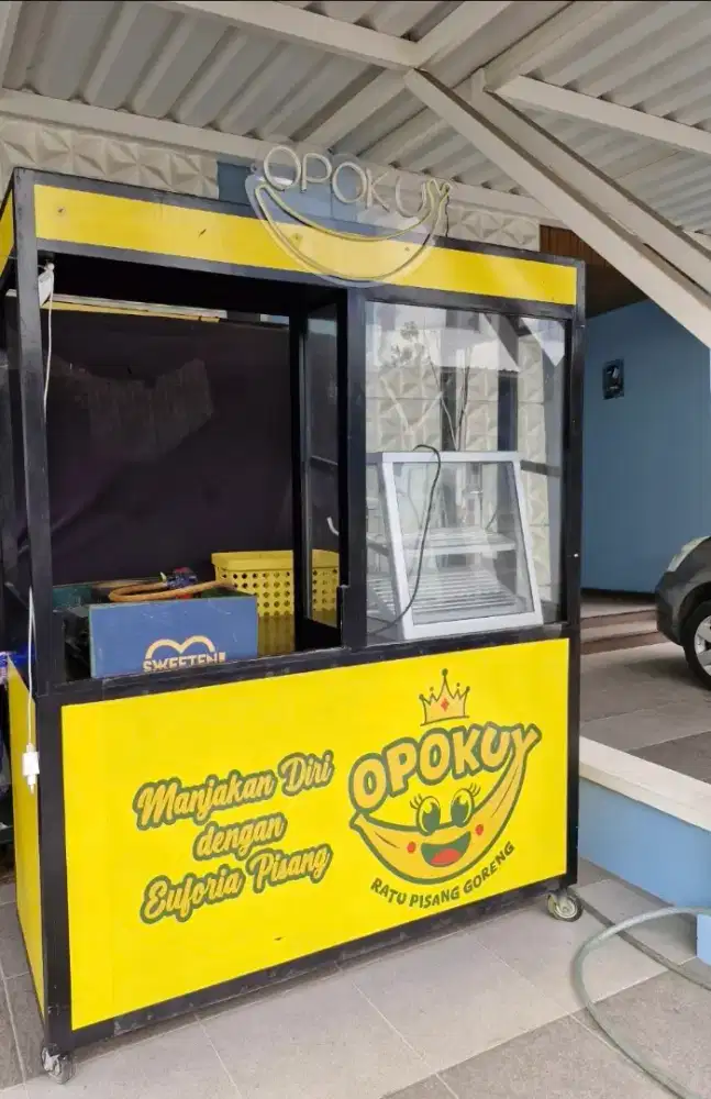 DIJUAL BOOTH USAHA GORENGAN + PENGHANGAT