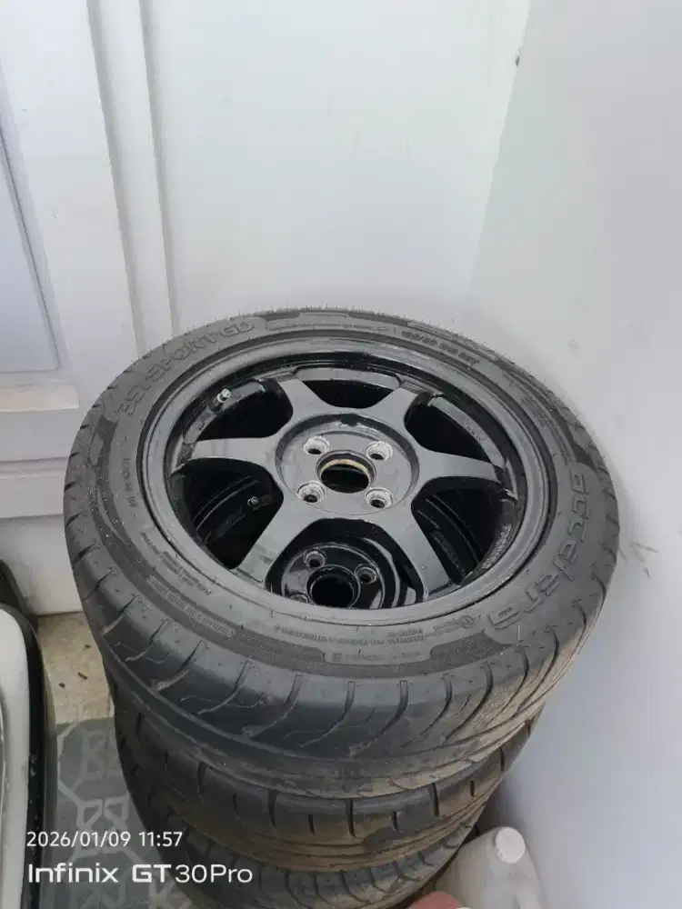 Velg Racing Mobil Ring 15 4x100 HSR Like New