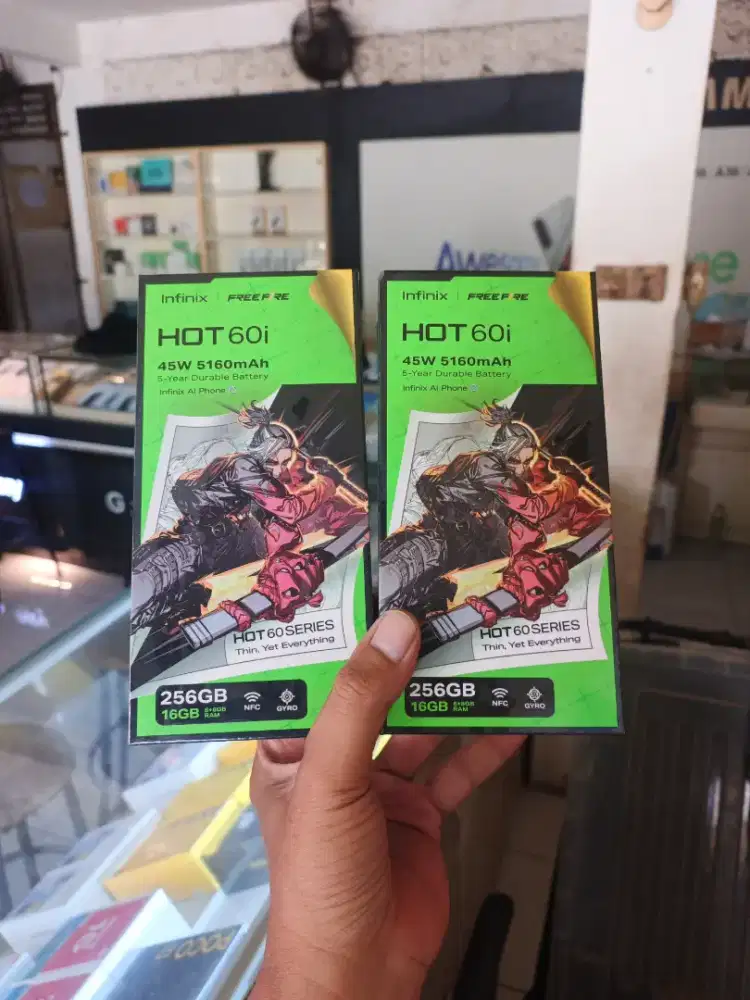 Berminat silahkan WA Infinix Hot 60i NFC 8+8/256 Garansi resmi 1thn