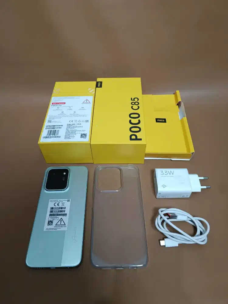 POCO C85 NFC 6/128 FULLSET LIKE NEW