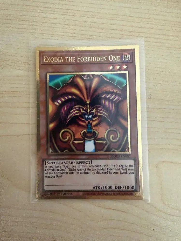 Exodia Yugioh Original Hologram
