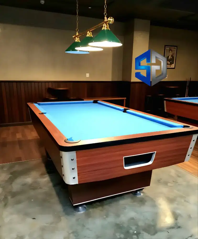 Meja biliard 7ft full set perlengkapan bermain billiard snooker bilyar