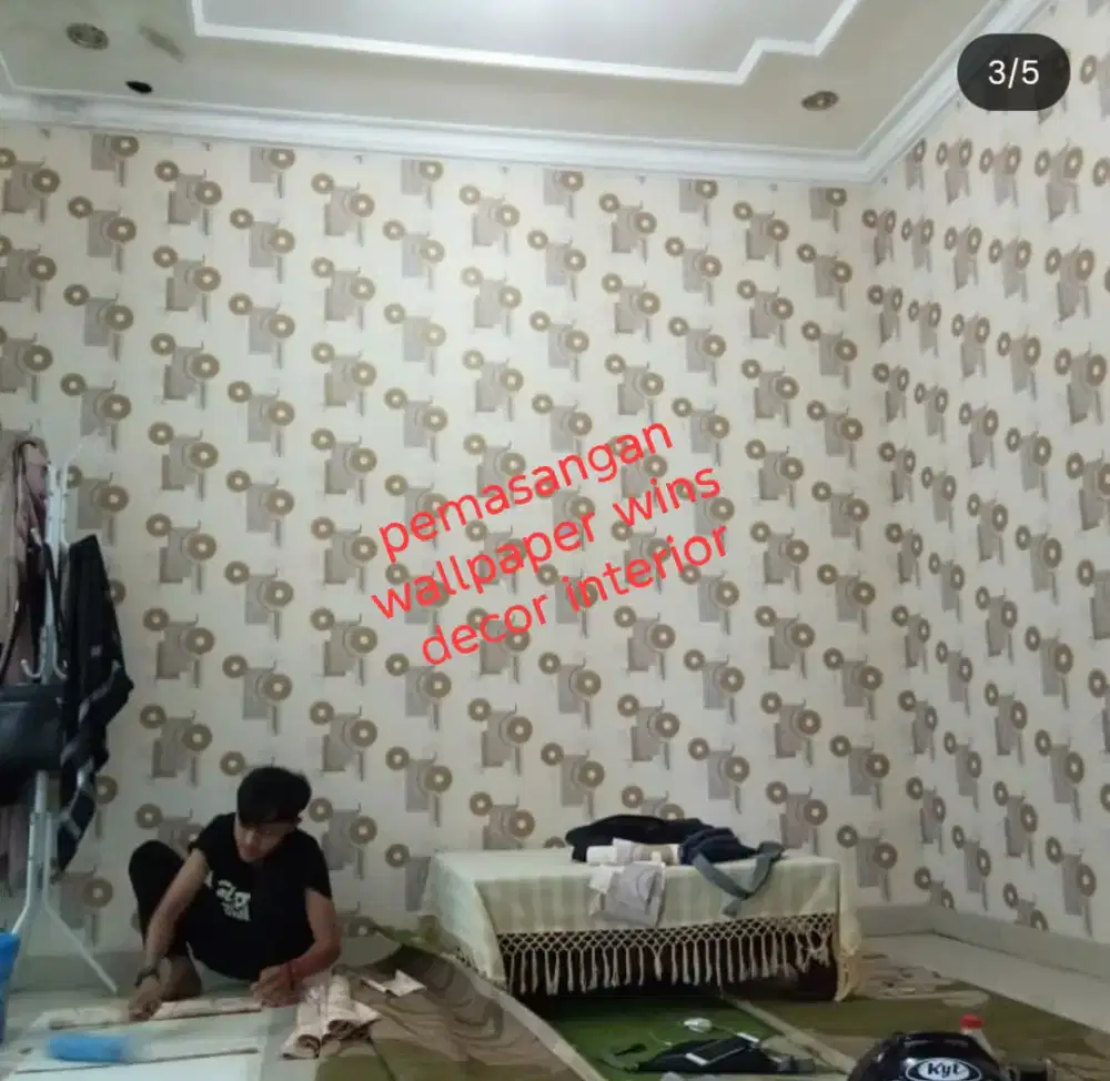 Kitchen set dan wallpaper