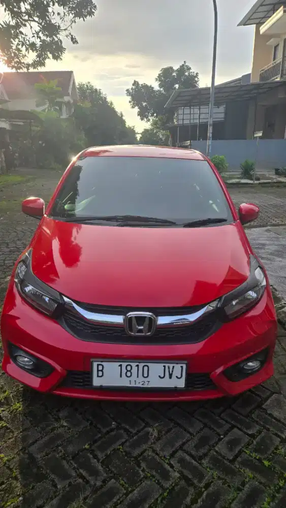 Dijual Honda Brio Satya E Matic Merah 2019