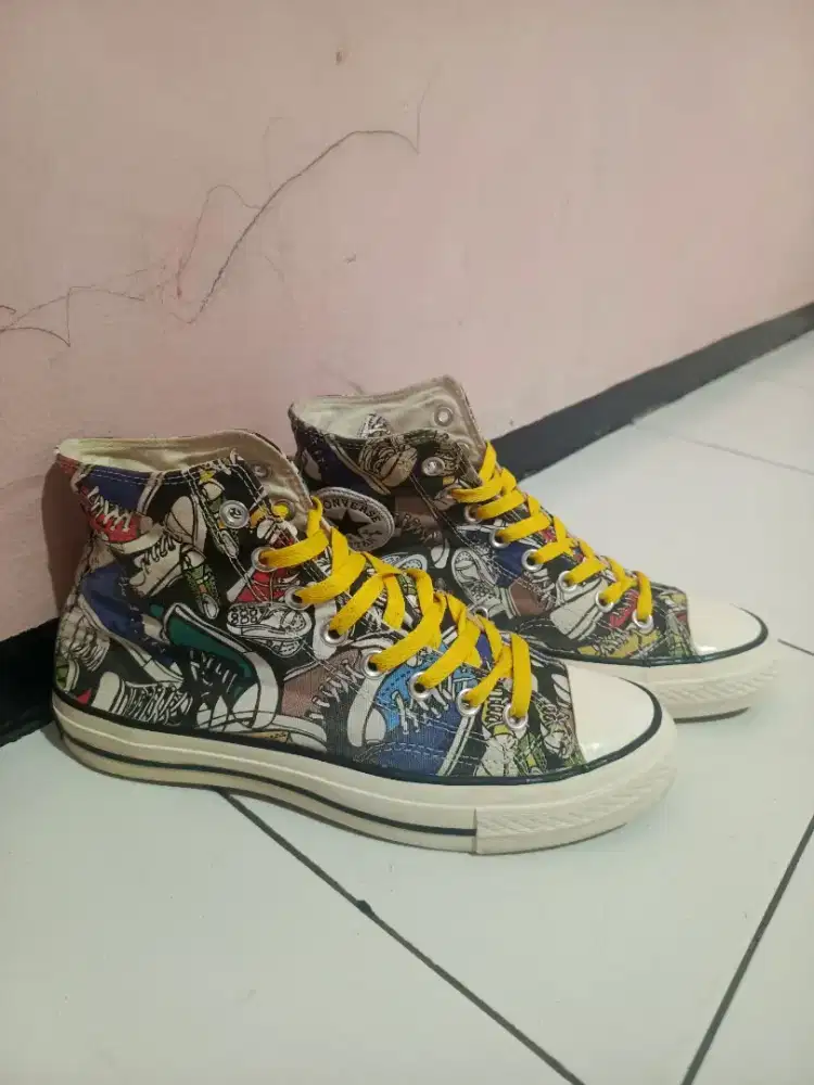 Converse 70's hi shoes motif
