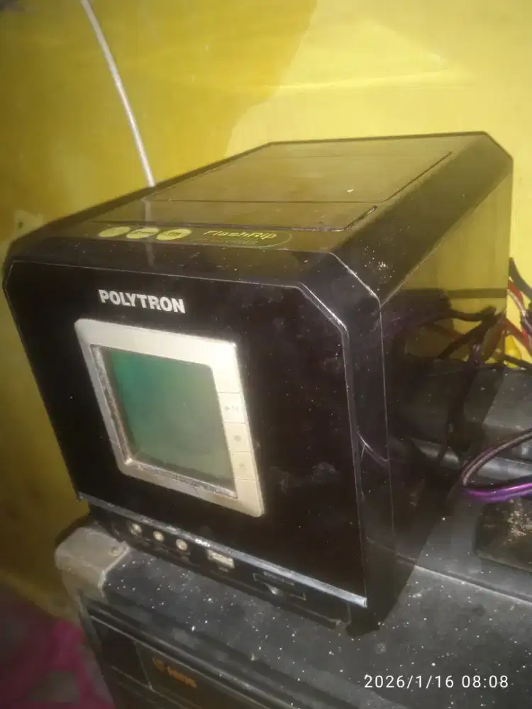 Unit ampli tape mini polytron. Bisa ke HP/aux.Radio.kaset bisa updanya