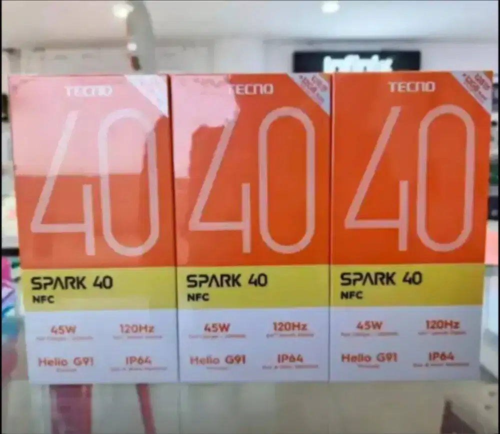 Tecno Spark 40 6/128 - 8/256 BNIB Garansi Resmi Indonesia