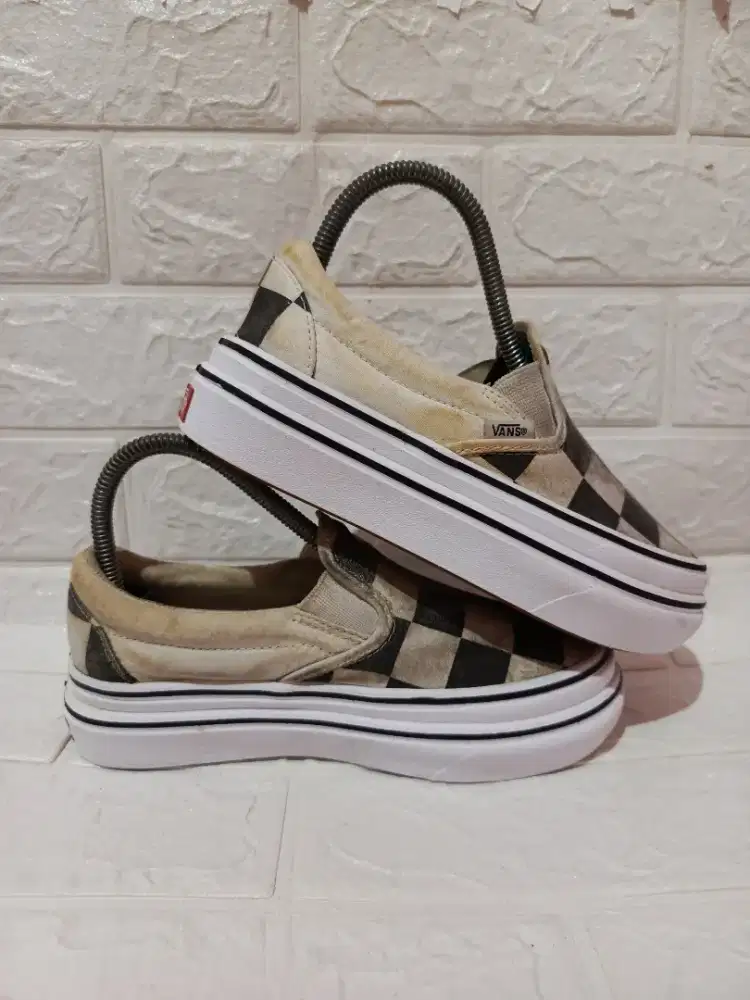 Vans Checkerboard comfycush slip on