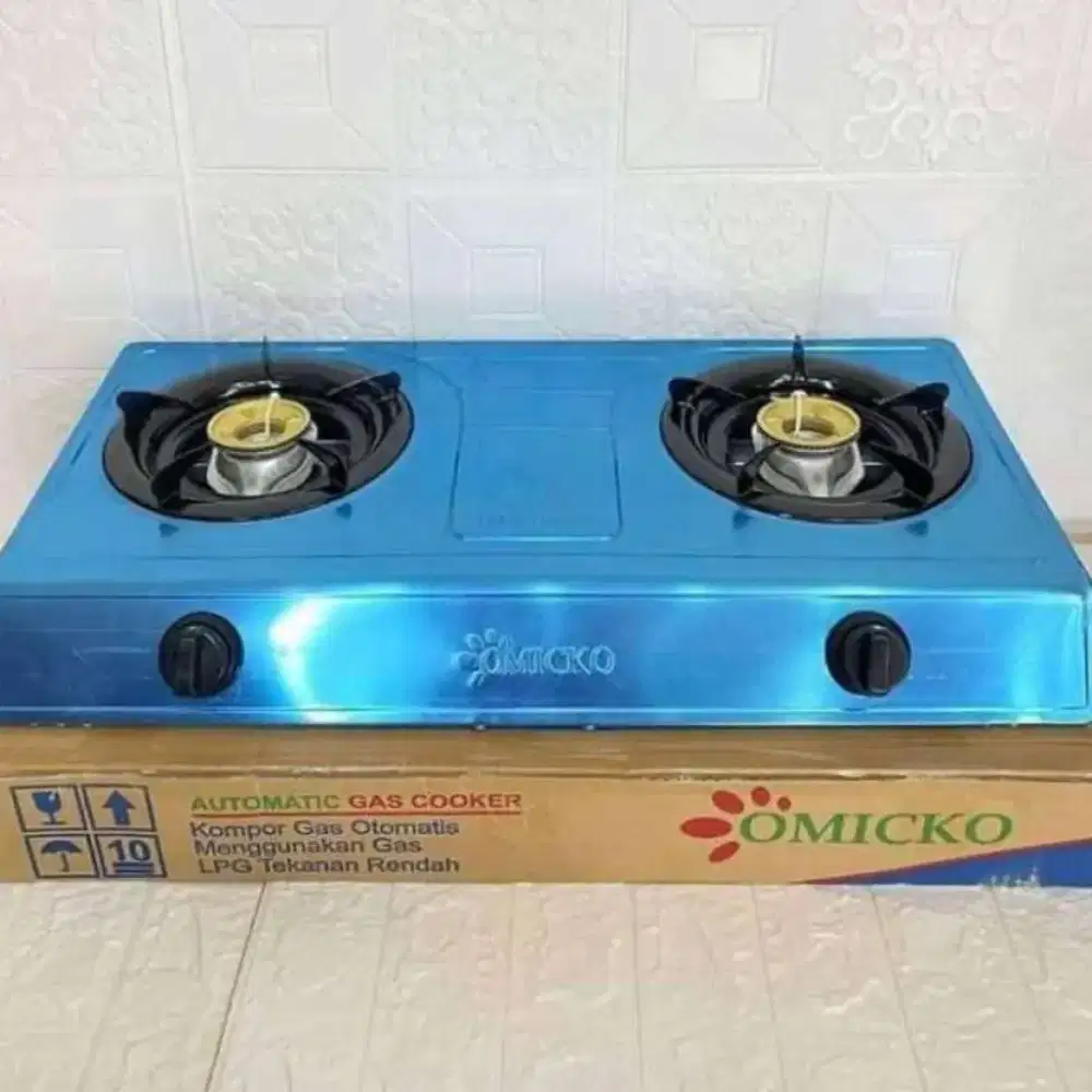 Kompor 2 tungku stainles