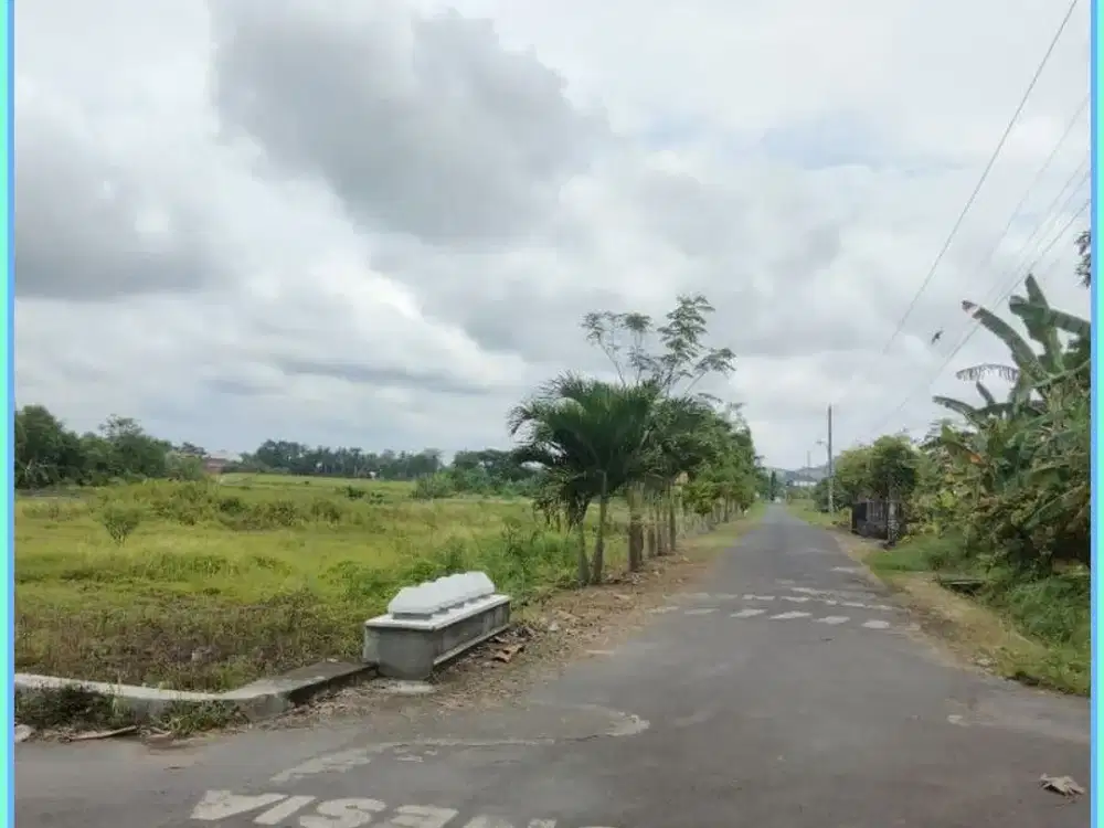 DIJUAL TANAH KAVLING SLEMAN LOKASI STRATEGIS AKSES ASPAL LEBAR JL GODEAN