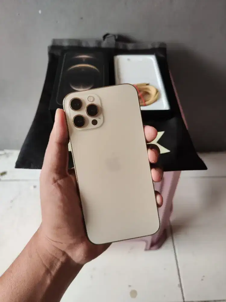 Iphone 12 promax 256gb ex ibox fullset mulus