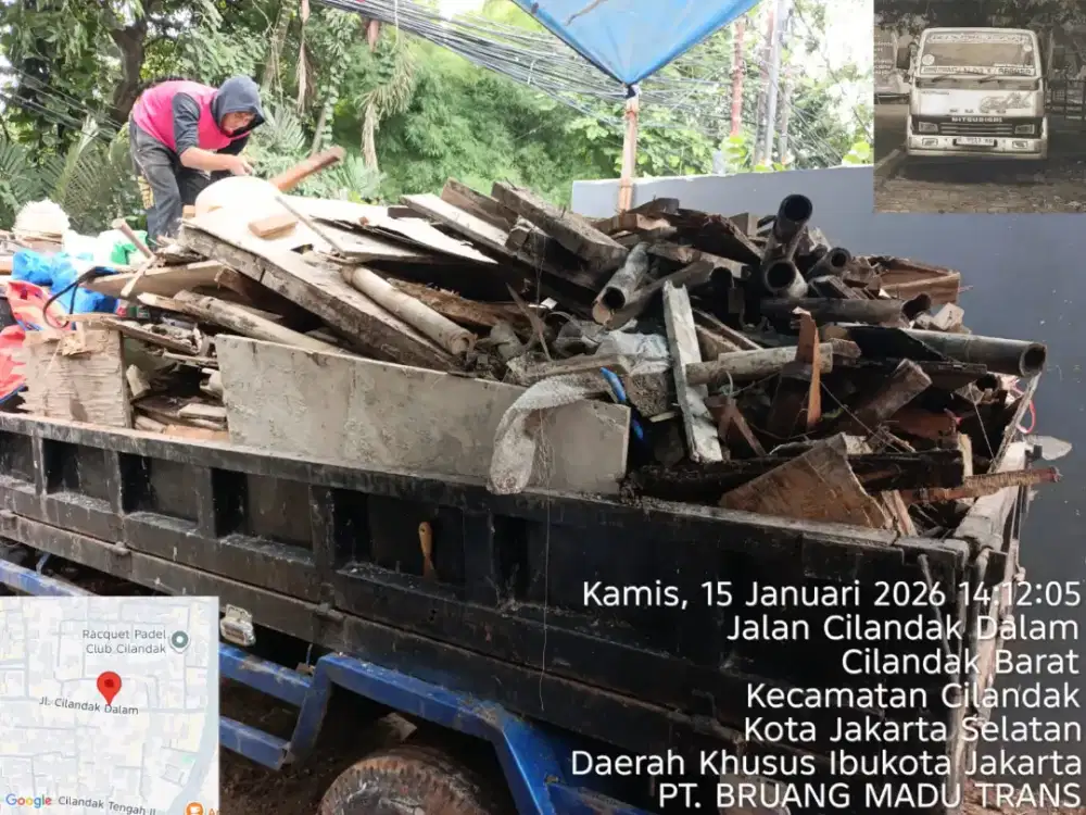Jasa angkut puing dan tanah
