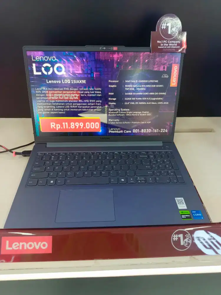 Kredit laptop Lenovo LOQ 15IAX9E