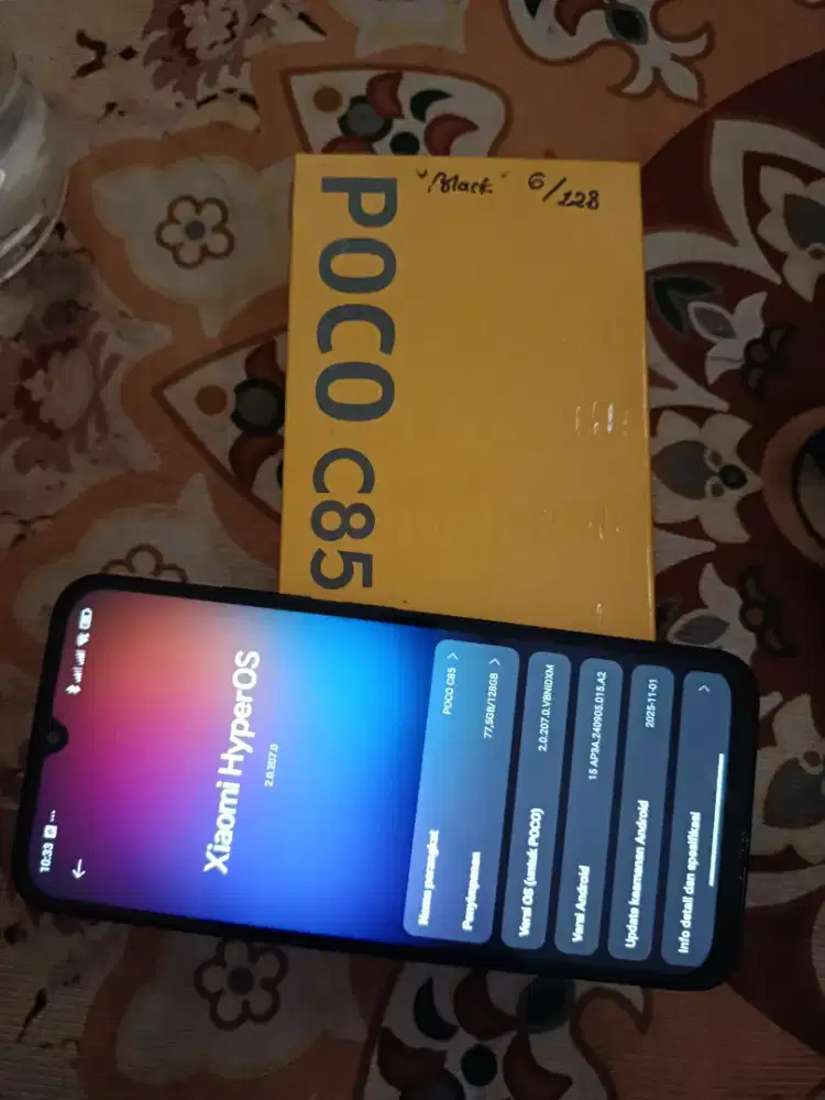 POCO C85 BLACK 6/128