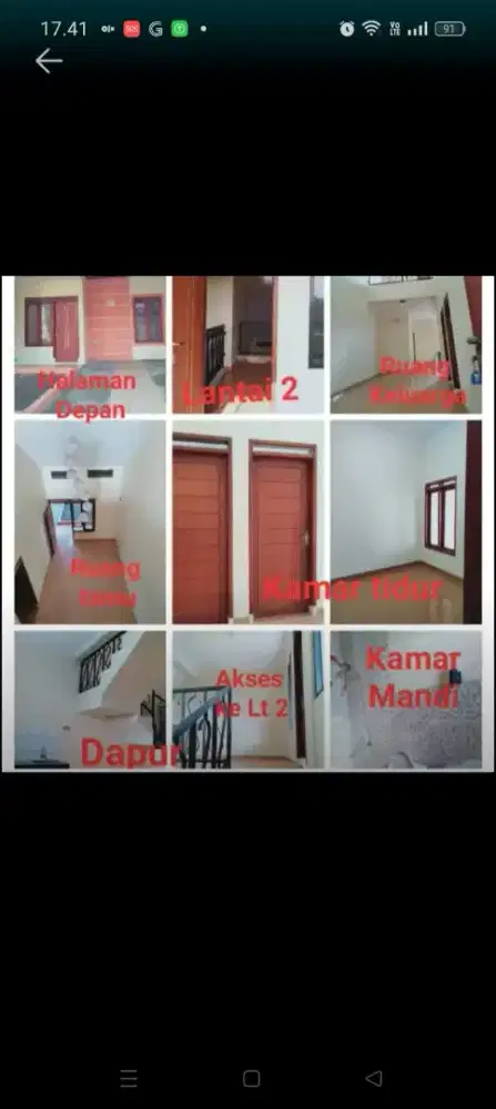 Dikontrakan satu unit Rumah