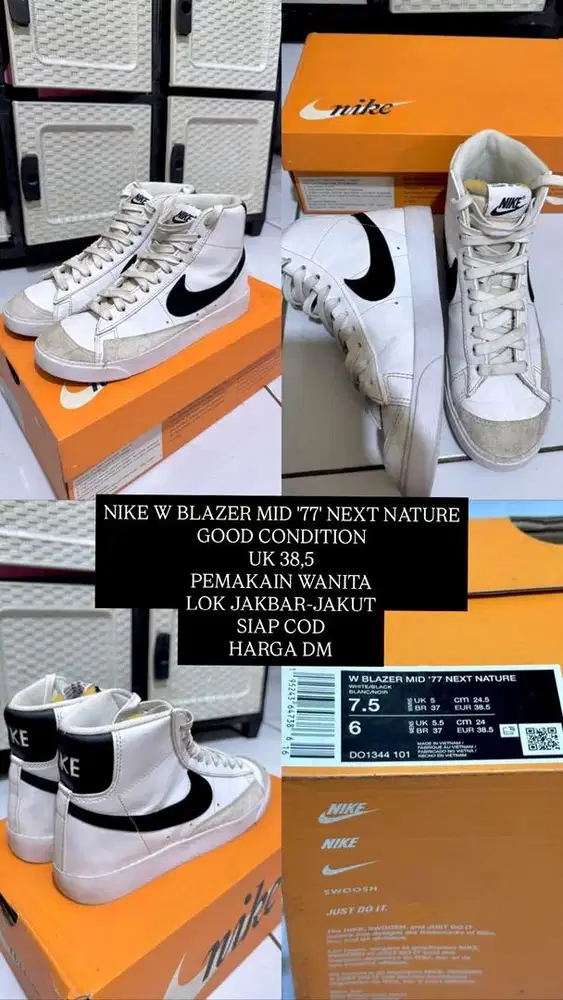 NIKE W BLAZER MID '77' NEXT NATURE