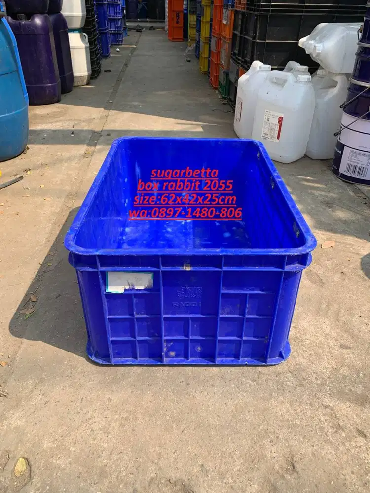 box rabbit plastik wadah piring cuci MBG sb