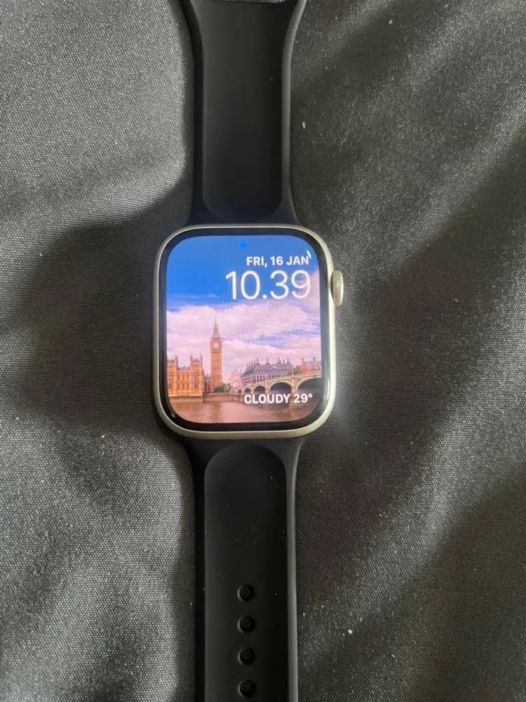 Apple Watch series 8 45 mm eks Ibox mulus lengkap