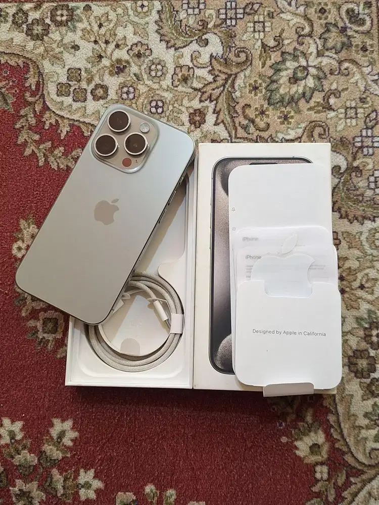 iphone 15 pro 128gb ibox natural titanium