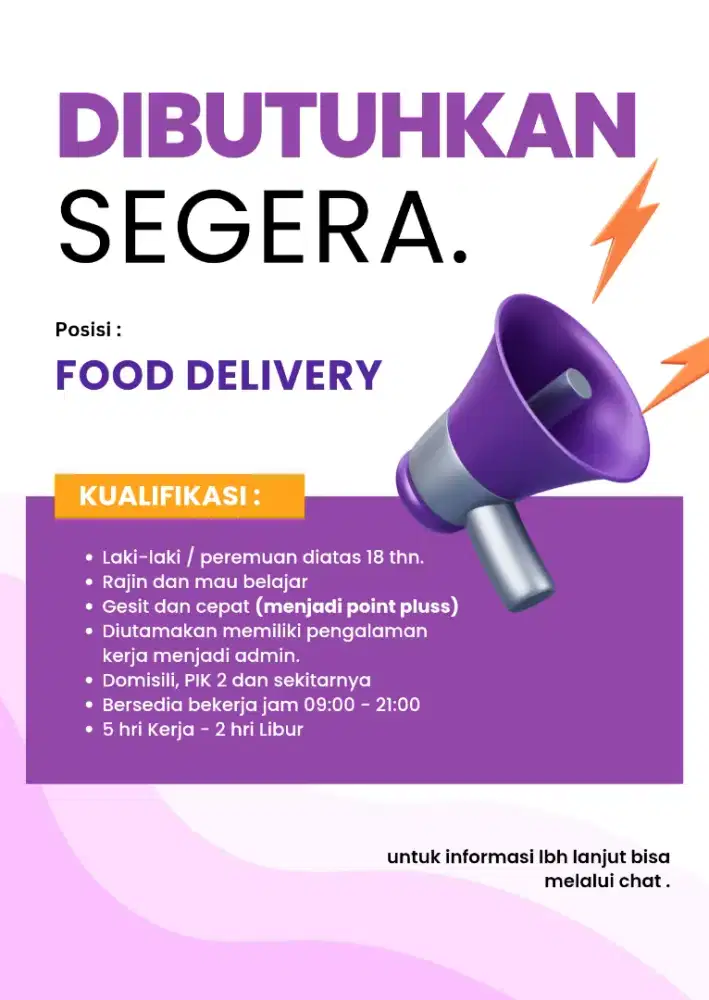 Lowongan Kerja - LOKER PIK 2 tangerang