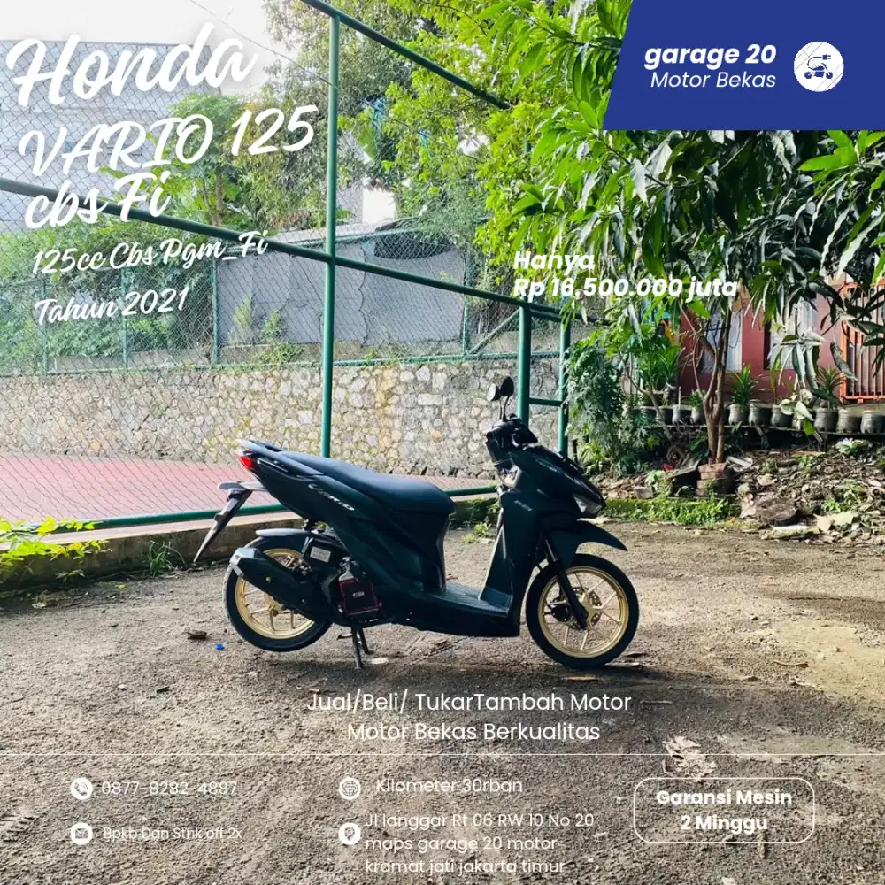 Honda All New Vario 125cc cbs iss esp fi tahun 2021