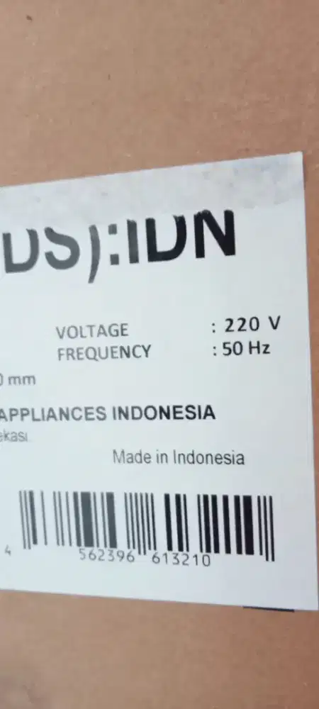 Kulkas 1 pintu kondisi baru blm buka segel