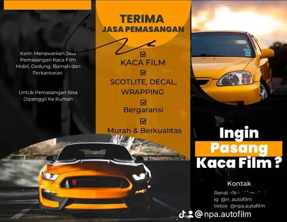 Pemasangan kaca film