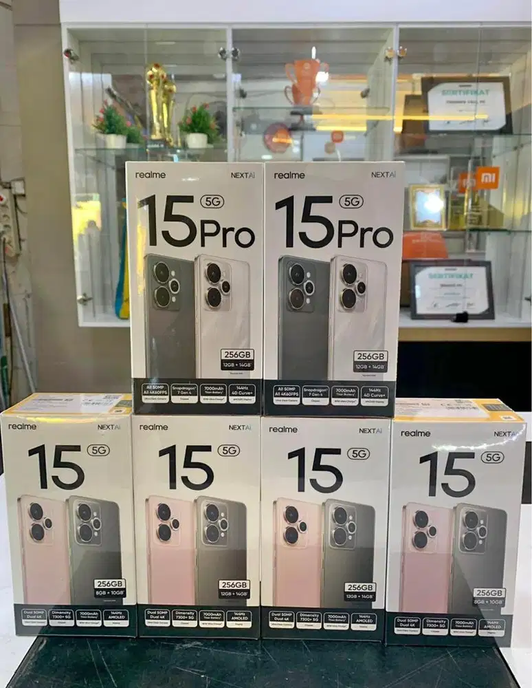 BARU!! REALME 15 PRO 5G RAM 12/256 GARANSI RESMI SPEK GAMING LIBAS