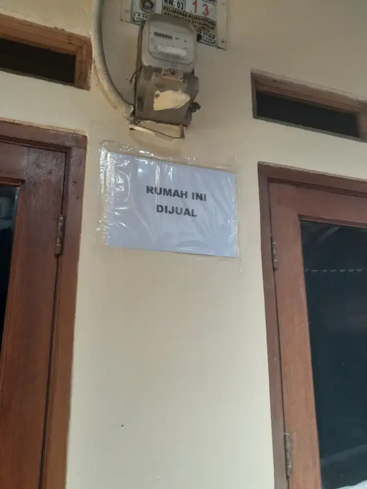 Dijual Rumah di dekat kelurahan puspanegara