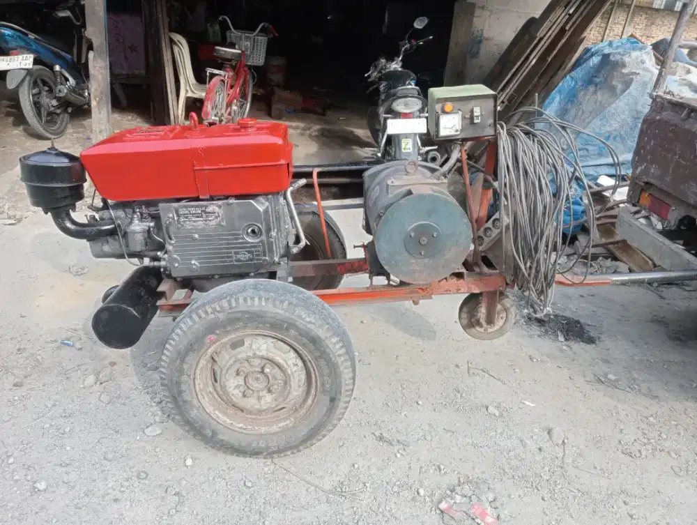 Genset Dongfeng 22 PK dinamo 7,5 kw siap pakai