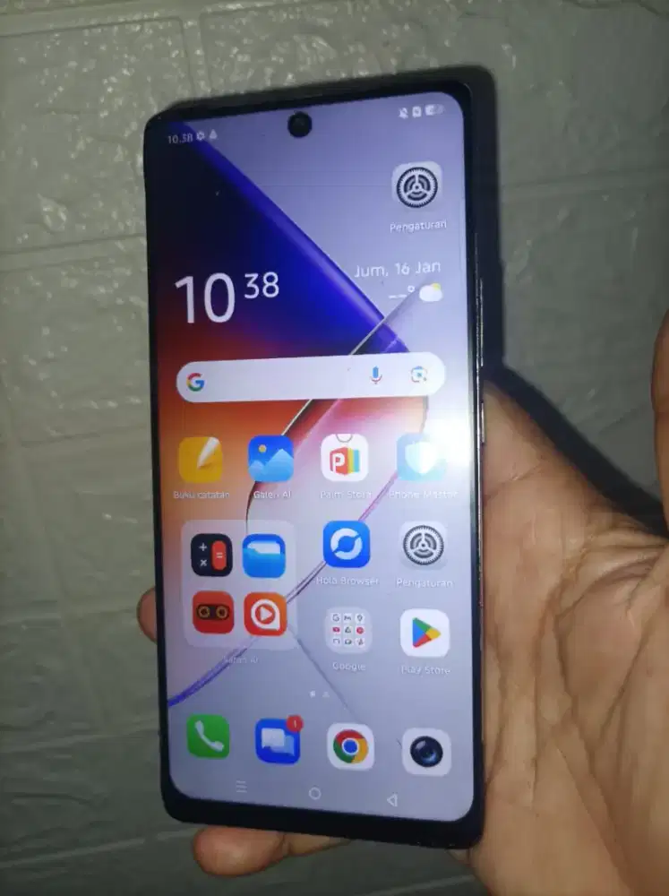 Infinix note 40 ram 16/256 NFC on kondisi ada minusnya