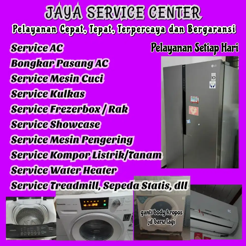 Service Kulkas Frezer Bongkar Pasang Servis AC Mesin Cuci Sambikerep