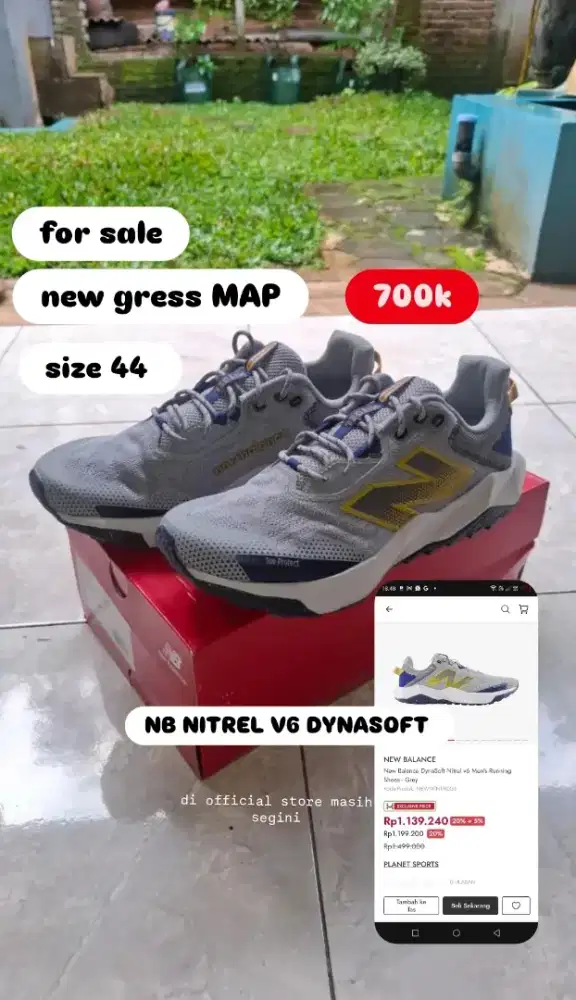 Sepatu New Balance dynasoft nitrel V6 baru