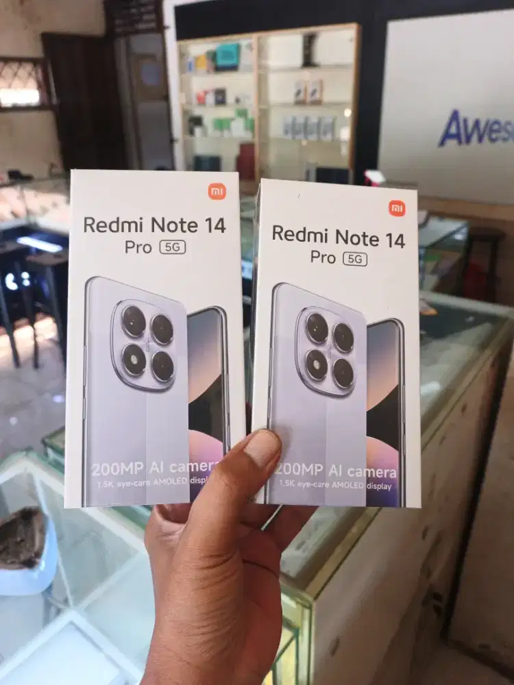 Berminat silahkan WA Redmi Note 14 Pro 5G 12/512 Garansi resmi 15bln