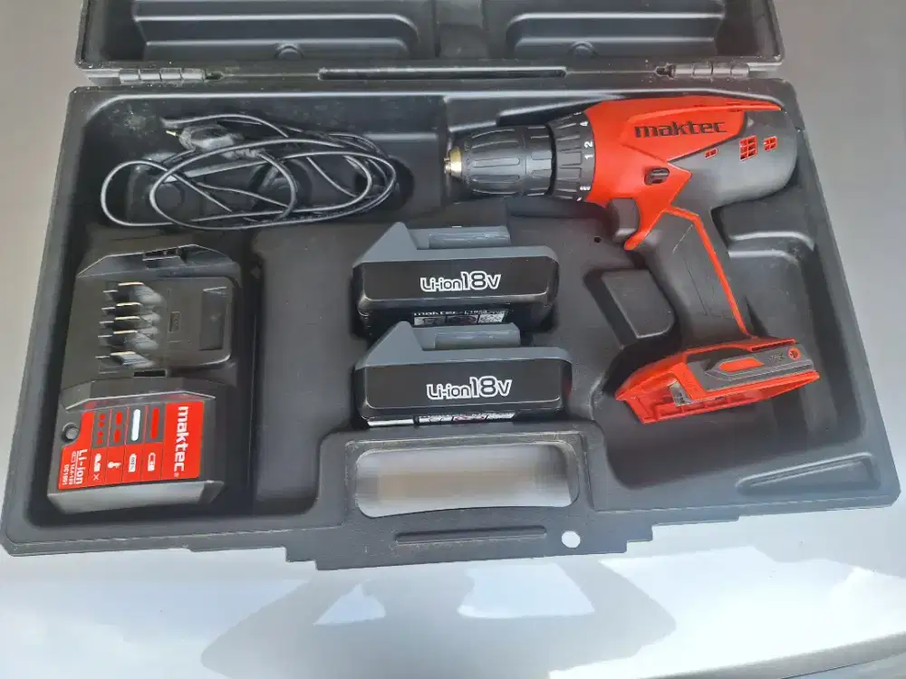 Mesin Bor Cordless Driver Drill Bayetai Maktec MT071E