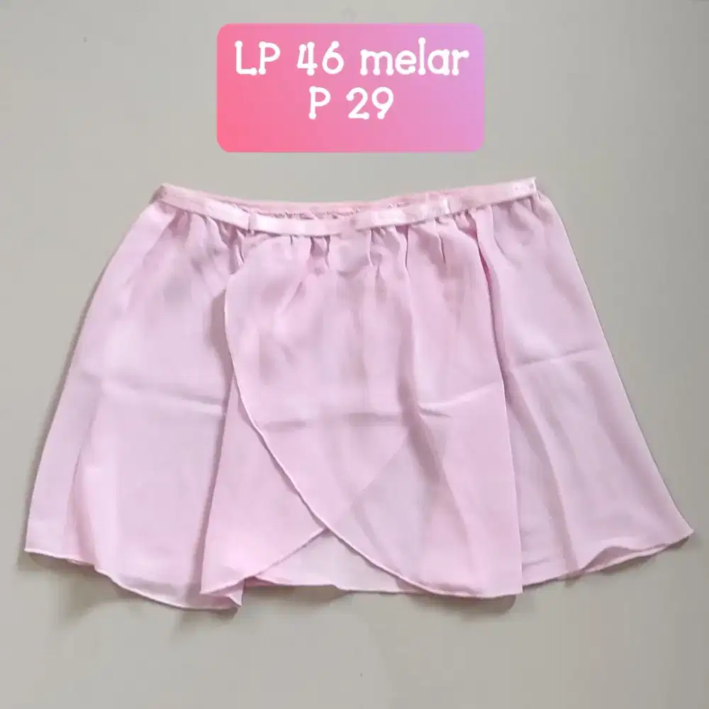Rok balet bahan furing halus, preloved