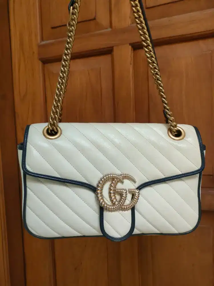 Preloved GUCCl Marmont medium diagonal