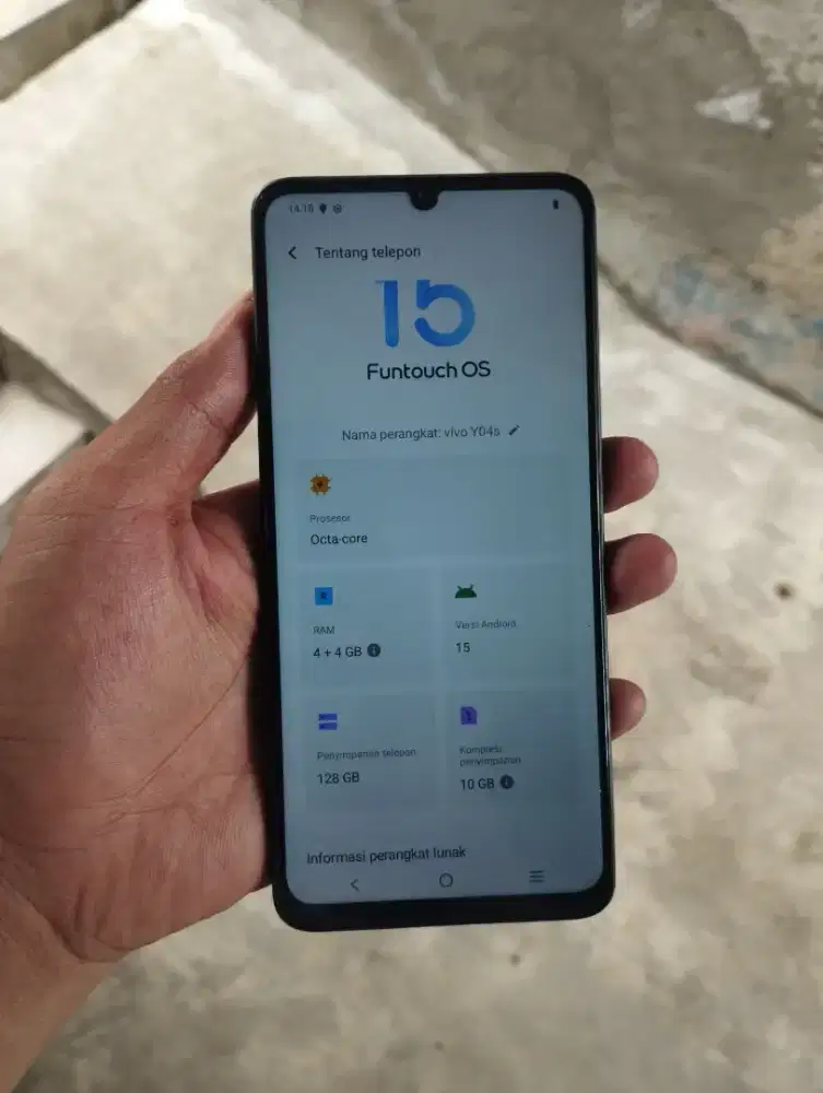 VIVOO Y04S 4+4/128 SUPER SANGAT MULUS