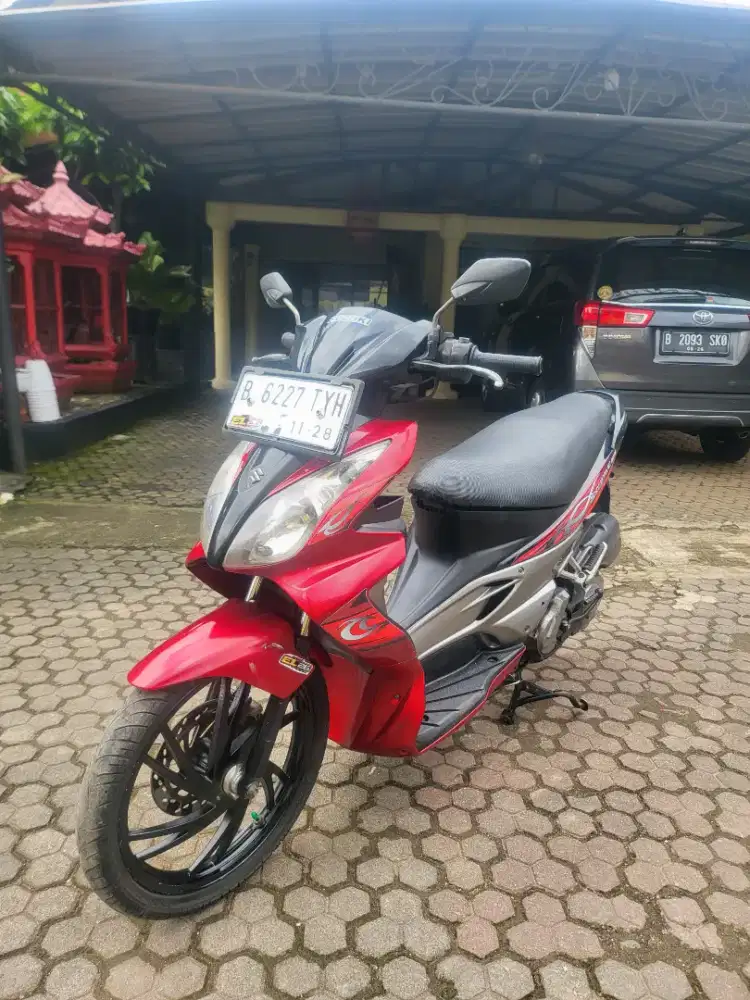 Suzuki Skywave 125 Merah 2009 Surat Lengkap Orisinil