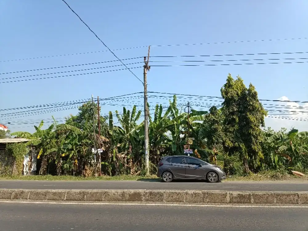 Tnh di Jl. RAYA JATIBARANG (INDRAMAYU) cck u/Pom Bensin dan usaha