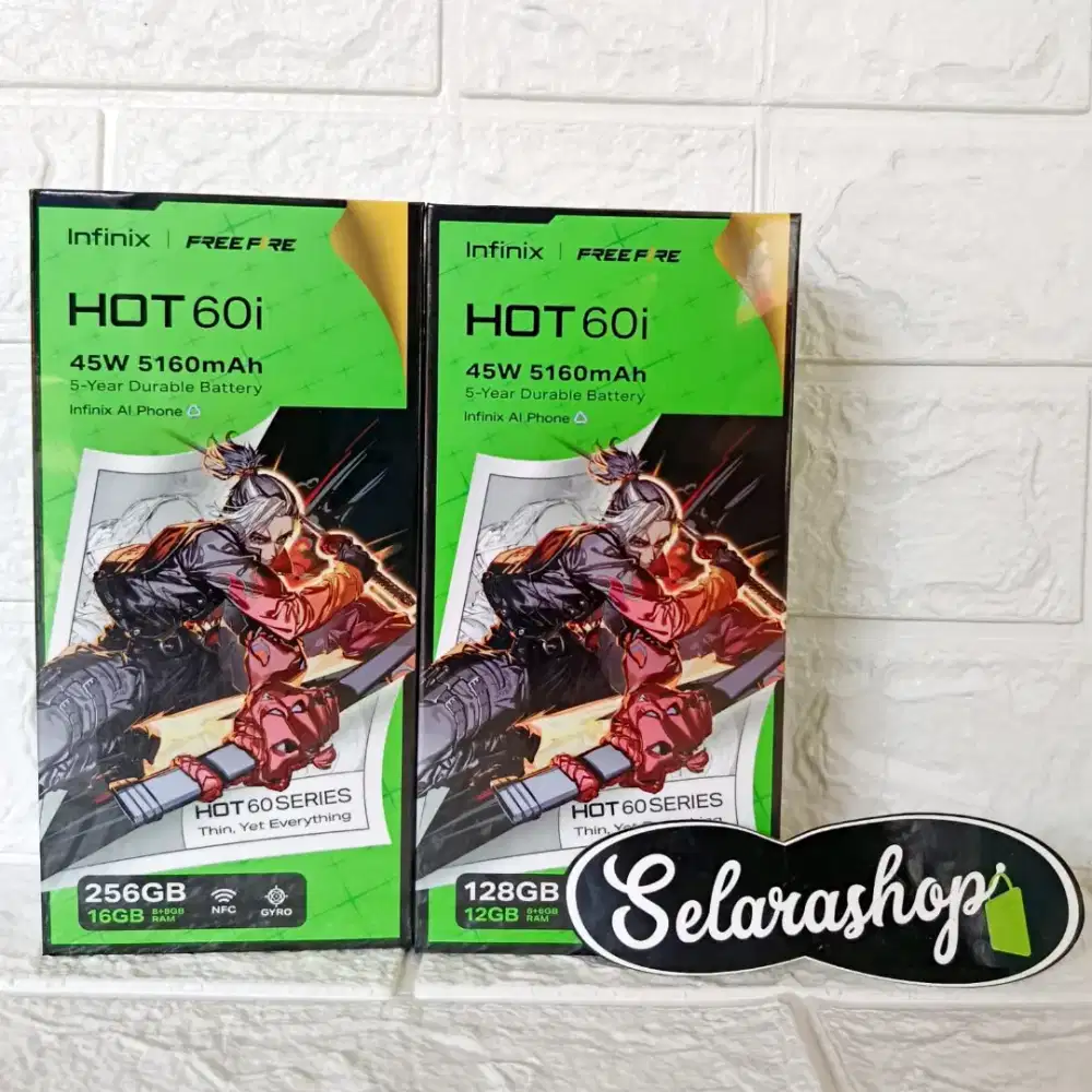 INFINIX HOT 60i 8/256 BARU GARANSI RESMI