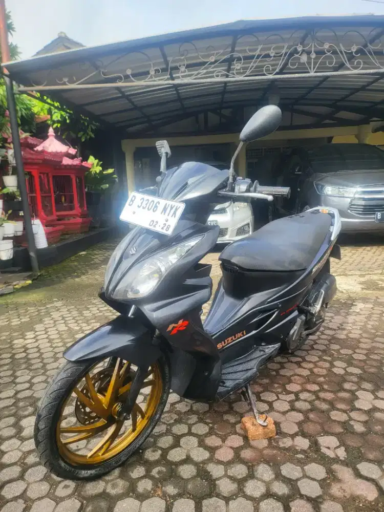 Suzuki Skywave 125 NR 2008 Hitam Surat Lengkap Full Orisinil