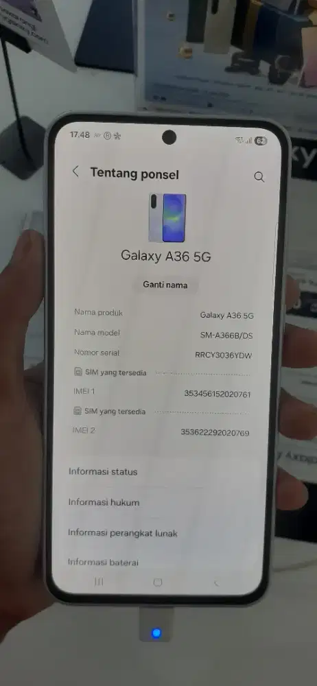 Ready Samsung Galaxy A36 5G 8/256 GB NEW Rp.4,999,000