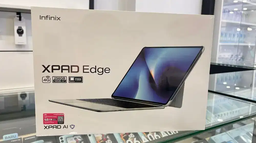 infinix xpad edge layar besar ,bodi tipis,bisapake kart free keyboard