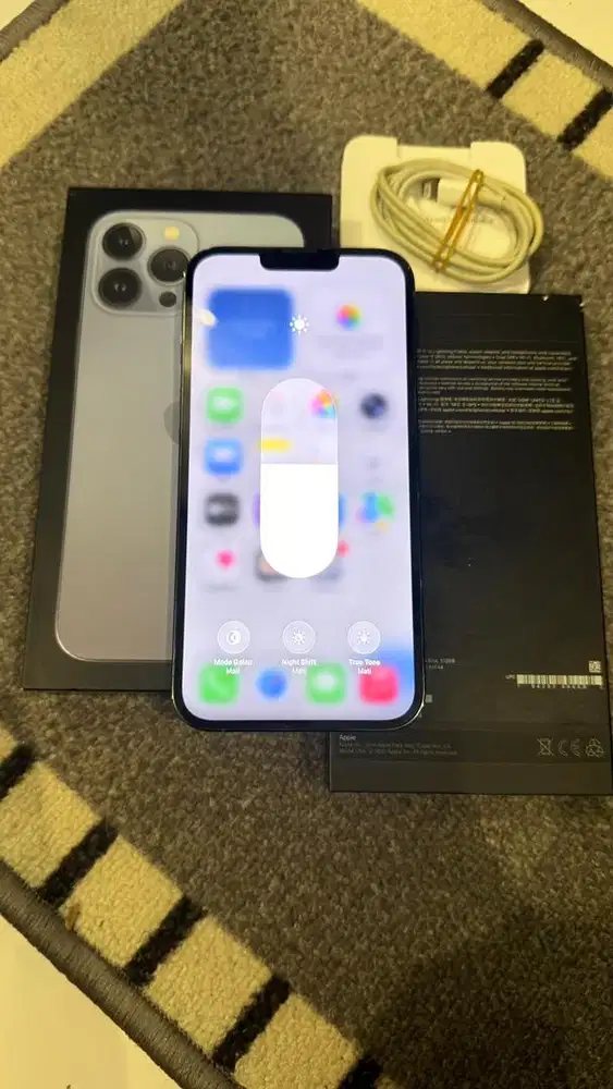 Iphone 13 Promax 512GB Blue Terdaftar Dualsim Nano ON