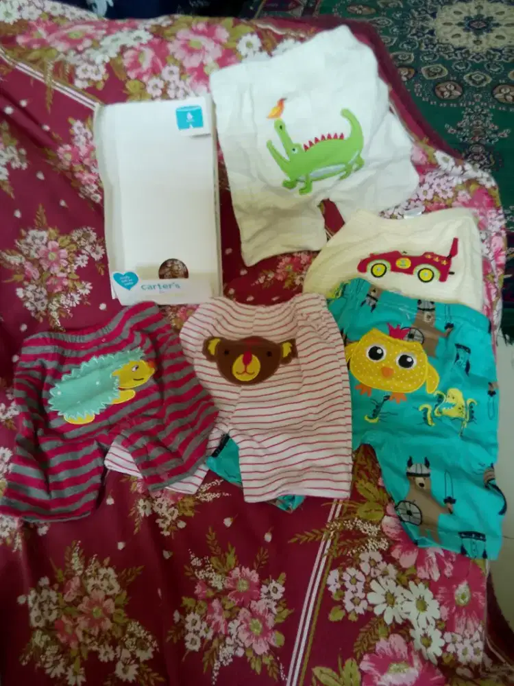 New carter bayi lelaki boy sz 6 bulan isi 5 pc celana selutut