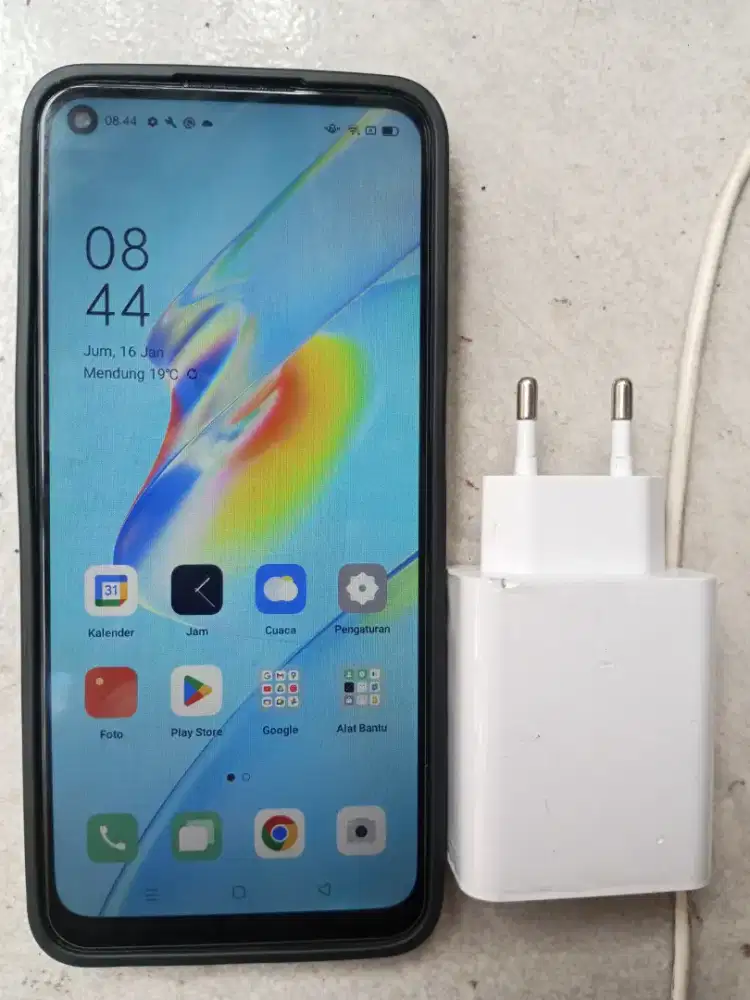 Oppo A54, Ram 6/128 GB, Normal tidak ada minus, Hp dan casan