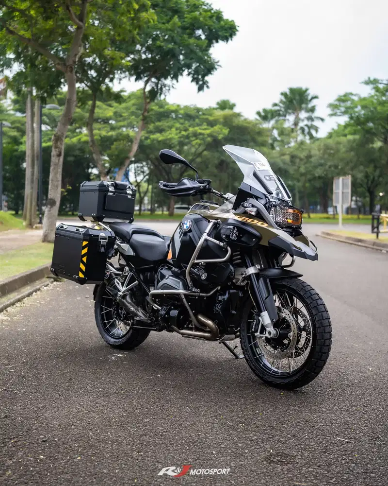 BMW GS 1200 K51 K50 Warna Hijau Tahun 2015 KM 9.000 Knalpot Termignoni