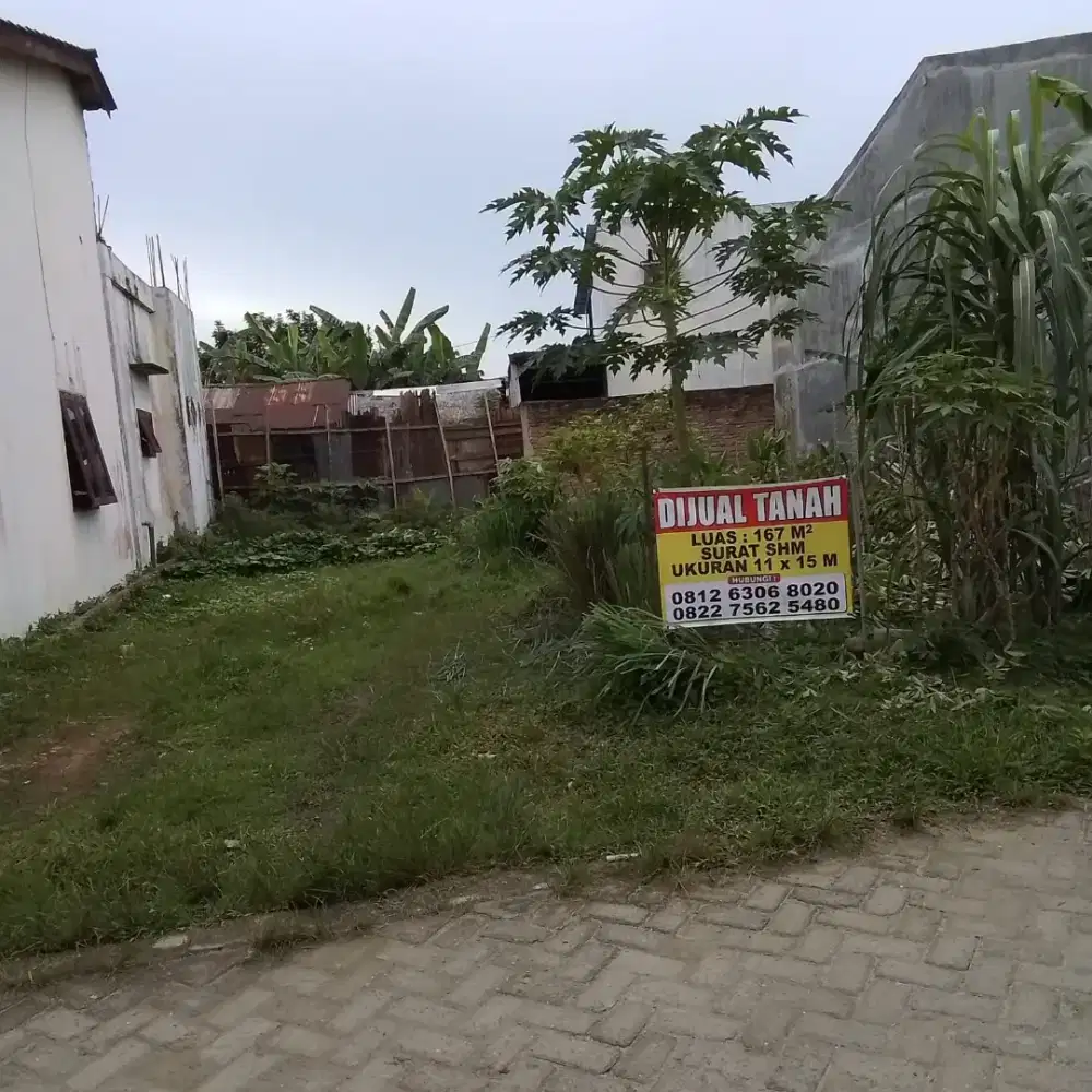 Tanah 11 X 15 Cocok untuk Buat Rumah