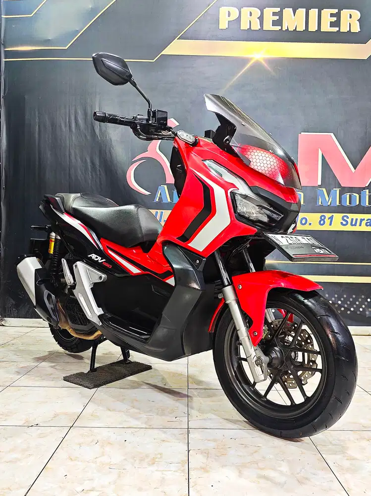 Honda  ADV150 abs 2020 black Red favorit nyaman.Anugerah motor rungkut